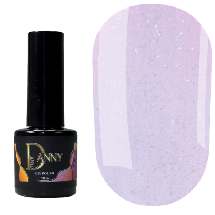Гель-лак DANNY Gel Polish №028, лавандовый с шиммером, 10 мл