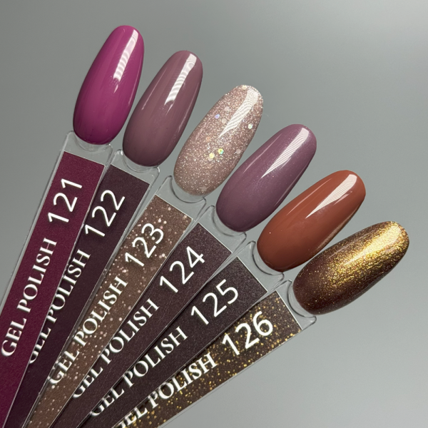Гель-лак DANNY Gel Polish №121, ягодный бордо, 10 мл