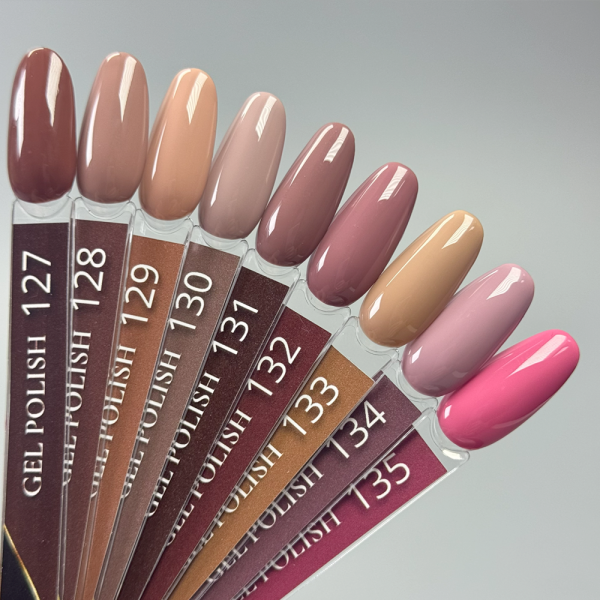 Гель-лак DANNY Gel Polish №134, пудрово-розовый, 10 мл