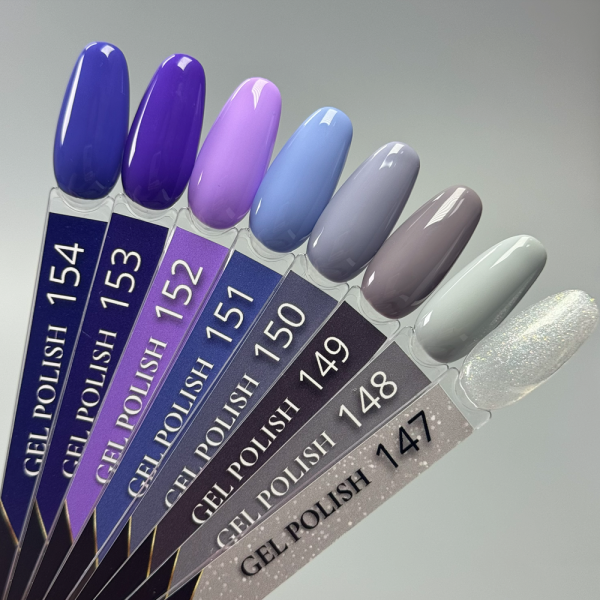 Гель-лак DANNY Gel Polish №154, синій, 10 мл