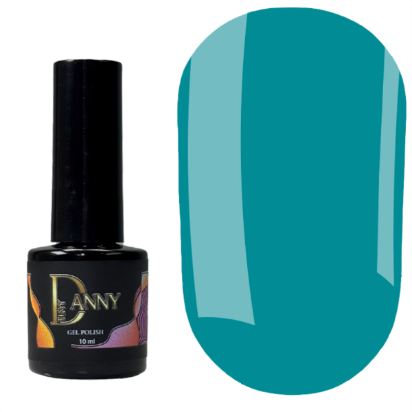 Гель-лак DANNY Gel Polish №165, бірюзовий, 10 мл