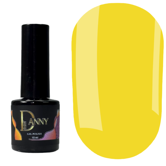 Гель-лак DANNY Gel Polish №214, лимонно-желтый, 10 мл