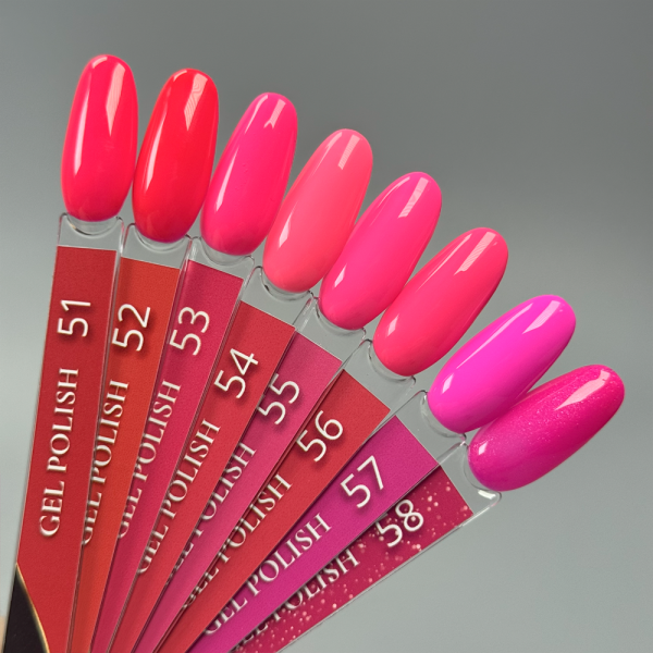 Гель-лак DANNY Gel Polish №057, розовый неон, 10 мл