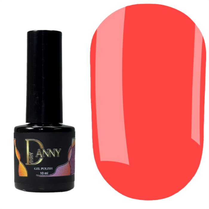 Гель-лак DANNY Gel Polish №064, кораллово-красный, 10 мл