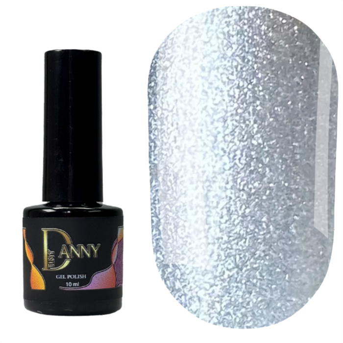 Гель-лак DANNY Gel Polish №089, перламутровое серебро, 10 мл