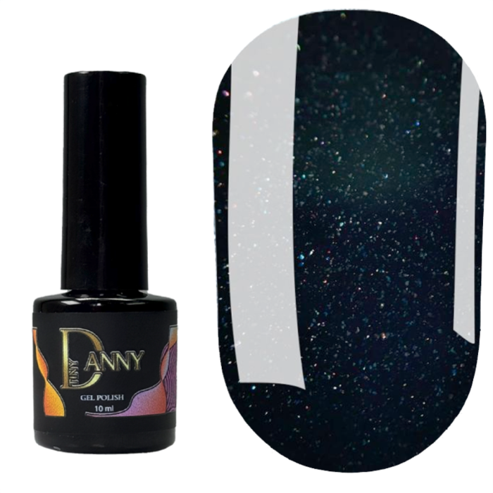 Гель-лак DANNY Gel Polish №090, синій з блискітками, 10 мл