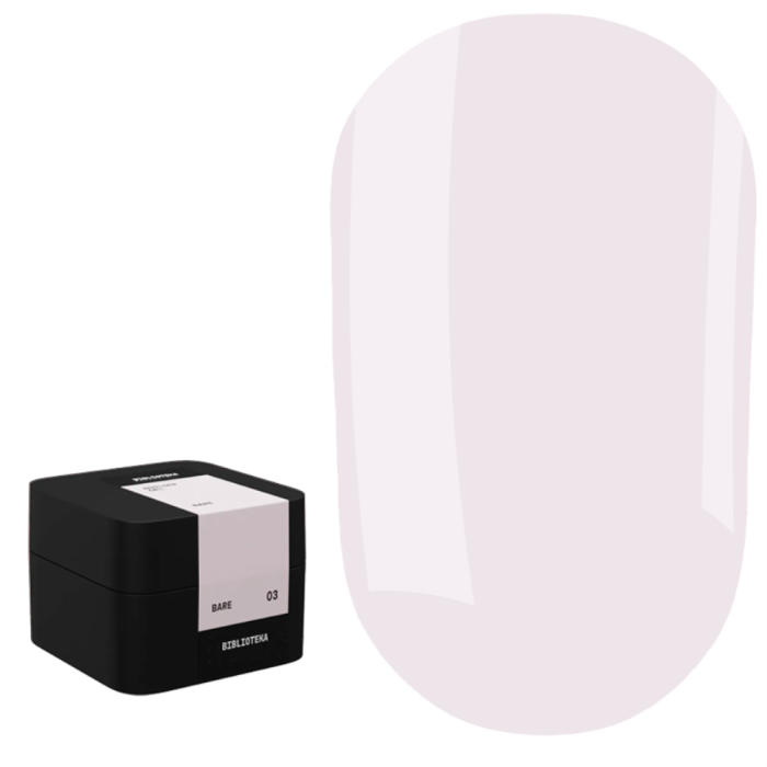 Гель для нарощування Biblioteka Builder Gel №03 Bare, натуральний, 30 мл