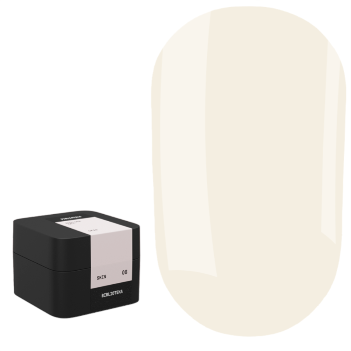 Гель для нарощування Biblioteka Builder Gel №06 Skin, теплий беж, 30 мл
