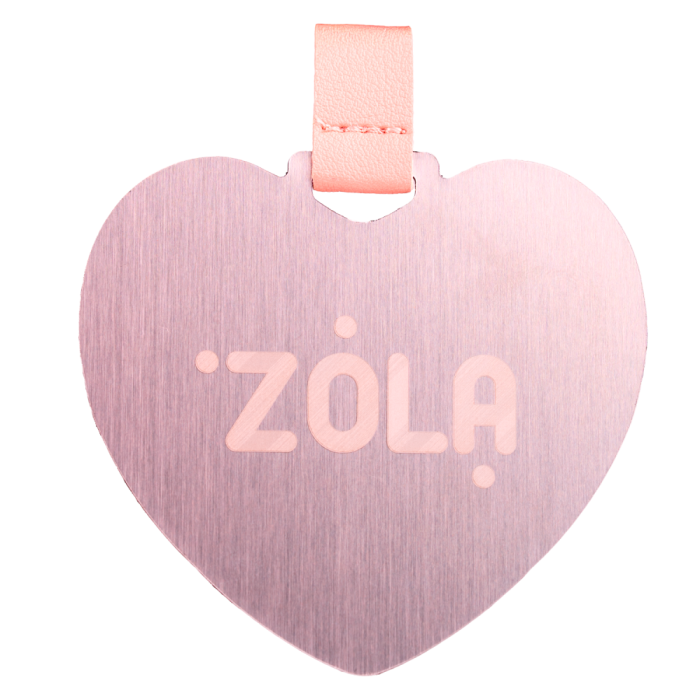 Зеркало сердечко ZOLA в чехле