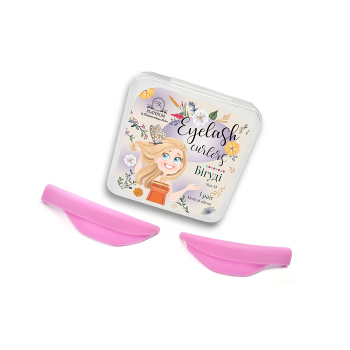 Валики для ламинирования ресниц Platinum Eyelash Curles размер M, 1 пара, фиолетовые