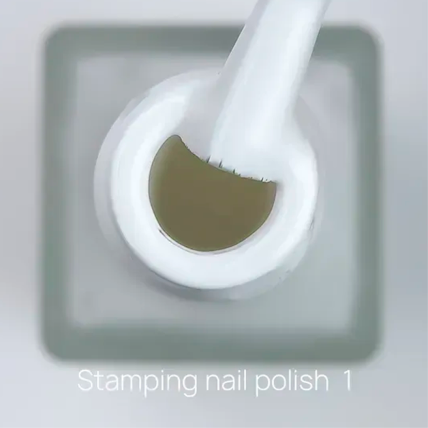 Лак для стемпинга Crooz Stamping Nail Polish №01, белый, 6 мл