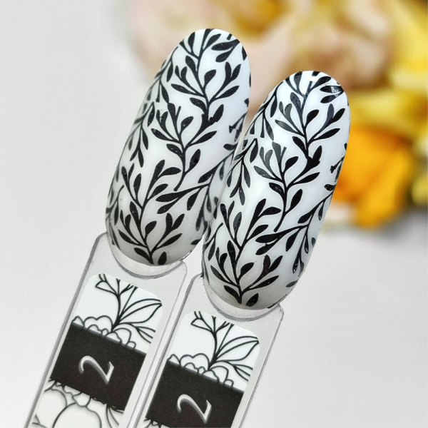 Лак для стемпінгу Crooz Stamping Nail Polish №02, чорний, 6 мл