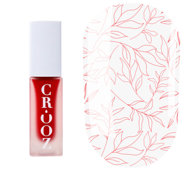 Лак для стемпінгу Crooz Stamping Nail Polish №03, червоний, 6 мл