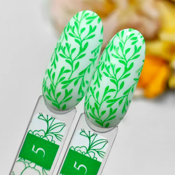 Лак для стемпінгу Crooz Stamping Nail Polish №05, трав'яний, 6 мл
