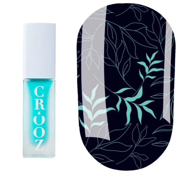 Лак для стемпінгу Crooz Stamping Nail Polish №07, м'ятний, 6 мл
