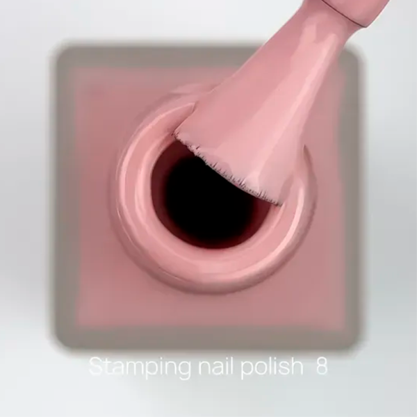 Лак для стемпінгу Crooz Stamping Nail Polish №08, ніжно-рожевий, 6 мл