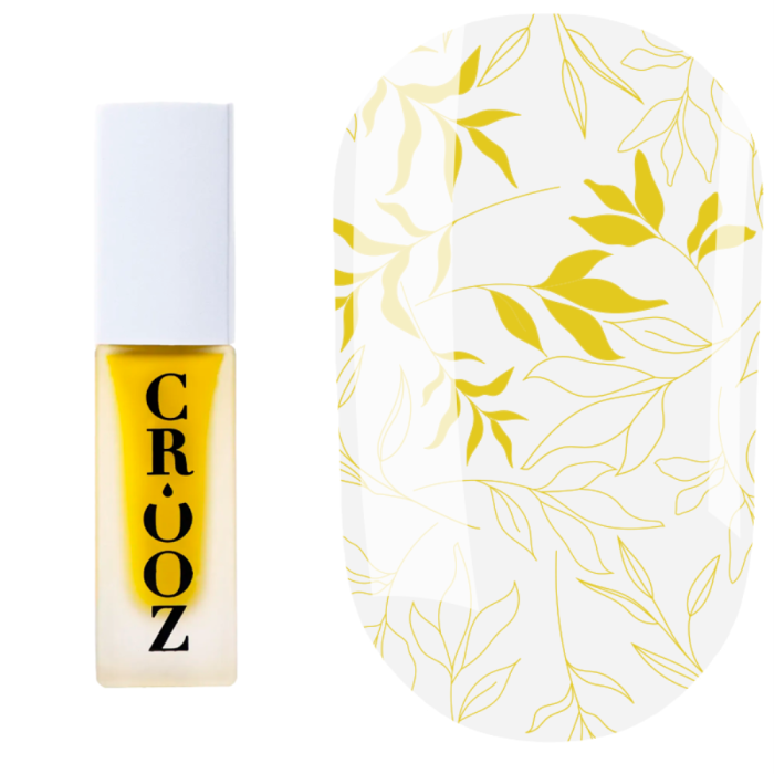 Лак для стемпінгу Crooz Stamping Nail Polish №13, яскраво-жовтий, 6 мл