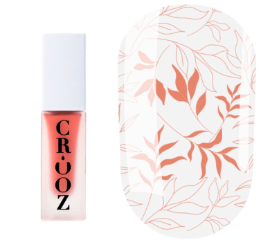 Лак для стемпинга Crooz Stamping Nail Polish №15, лососевый, 6 мл