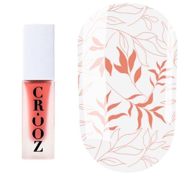 Лак для стемпінгу Crooz Stamping Nail Polish №15, лососевий, 6 мл