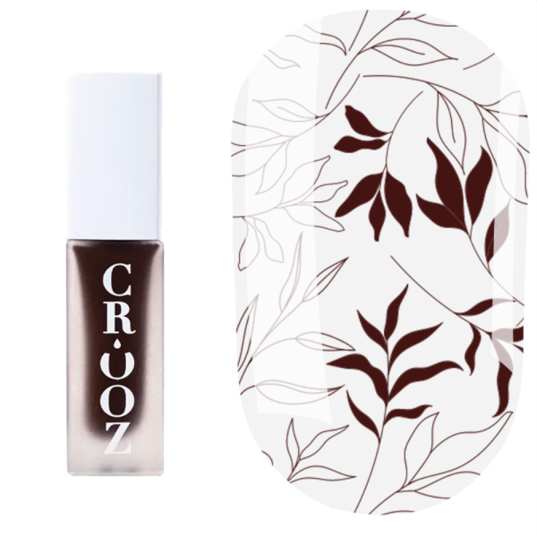 Лак для стемпинга Crooz Stamping Nail Polish №16, коричневый, 6 мл