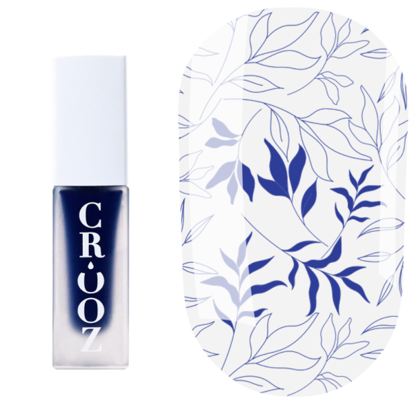 Лак для стемпінгу Crooz Stamping Nail Polish №18, синій, 6 мл