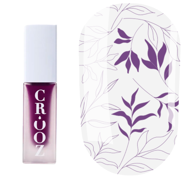 Лак для стемпінгу Crooz Stamping Nail Polish №19, фіолетовий, 6 мл