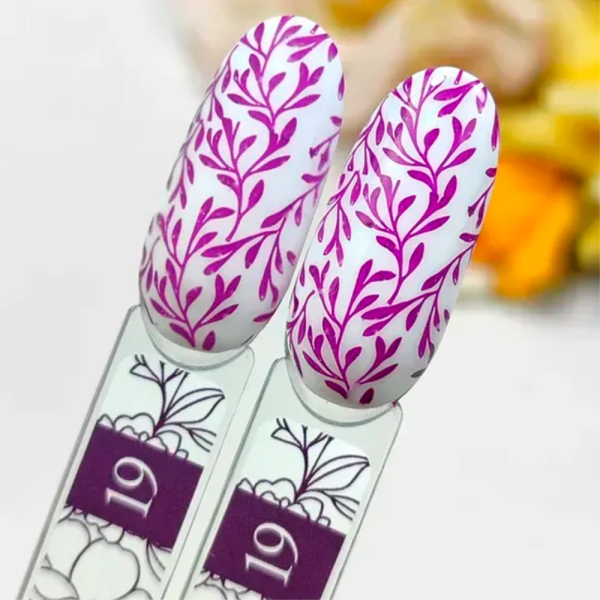 Лак для стемпінгу Crooz Stamping Nail Polish №19, фіолетовий, 6 мл