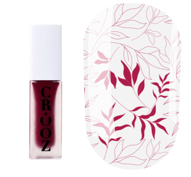 Лак для стемпінгу Crooz Stamping Nail Polish №22, червоний, 6 мл