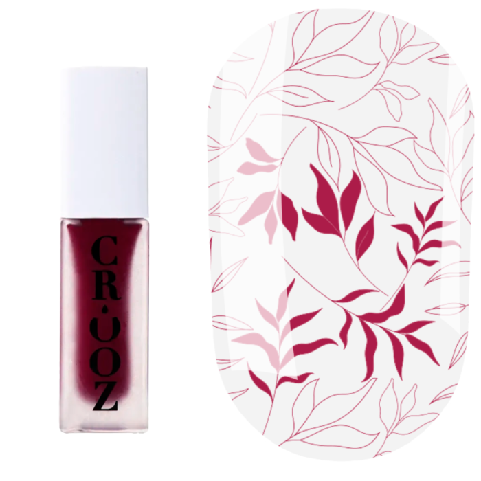 Лак для стемпинга Crooz Stamping Nail Polish №22, красный, 6 мл
