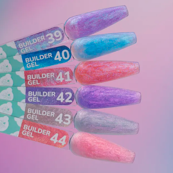 Гель конструирующий You Are Cute Builder Gel №39, фиолетовый перламутр, 15 мл