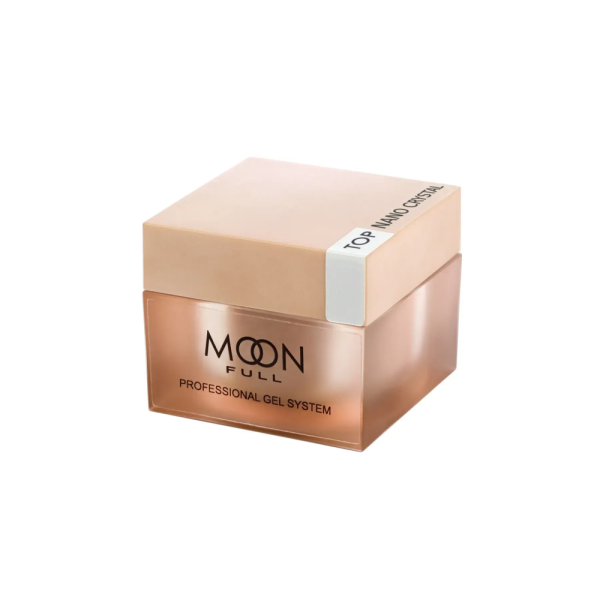 Топ без липкого шару Moon Full Top Coat Nano Crystal, прозорий, 30 мл