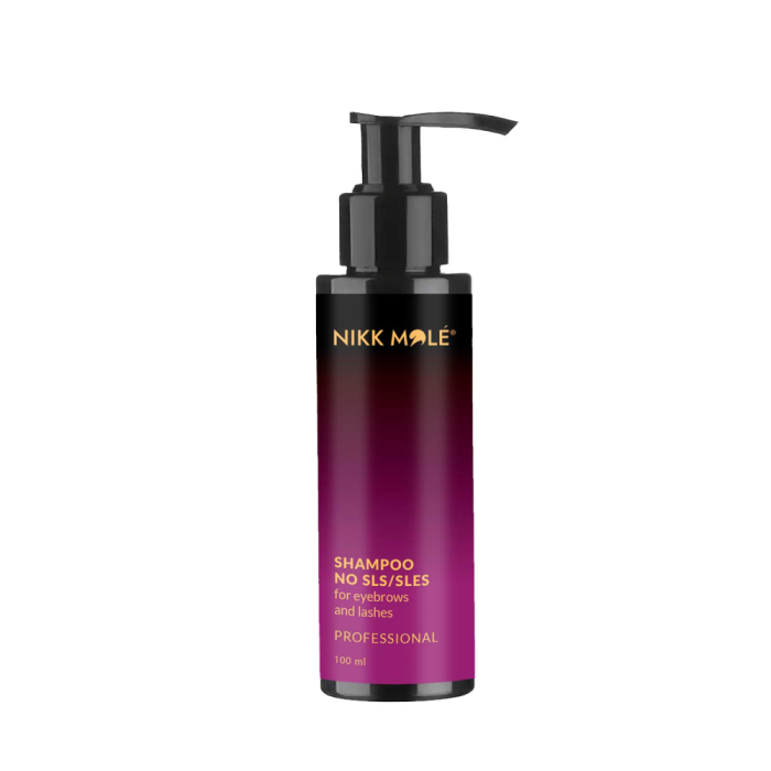 Шампунь для бровей и ресниц Nikk Mole Shampoo No Sls/Sles, безсульфатный, 100 мл