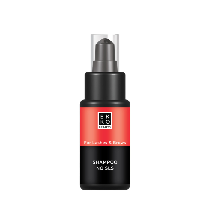 Шампунь для брів та вій Ekko Beauty Shampoo No Sls, безсульфатний, 50 мл