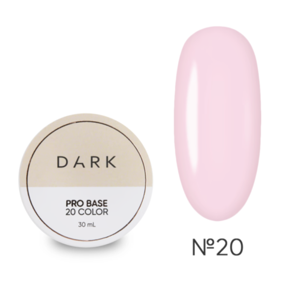 База камуфлююча DARK Pro Base №20, рожева зефірка, 30 мл