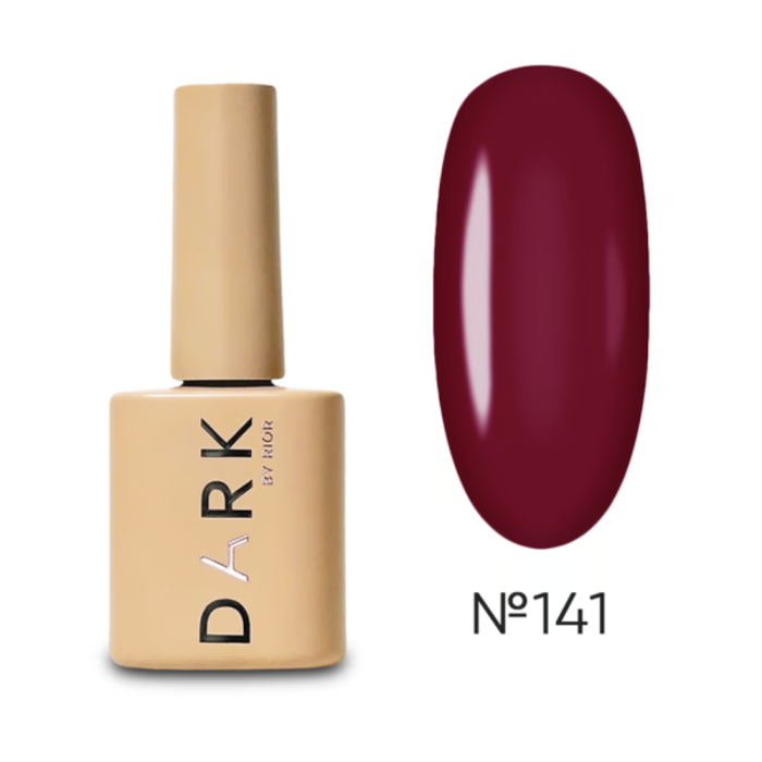 Гель-лак DARK Gel Polish №141, темно бордовый, 10 мл