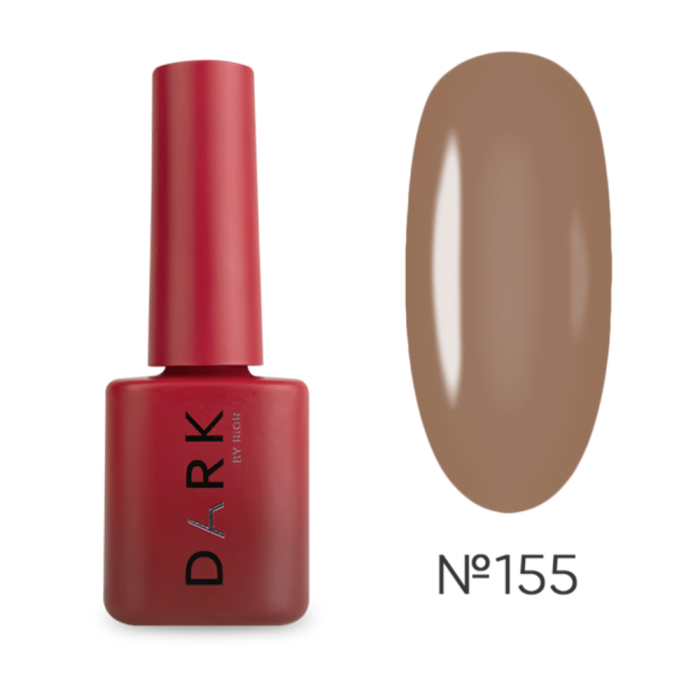 Гель-лак DARK Gel Polish №155, коричневый, 6 мл