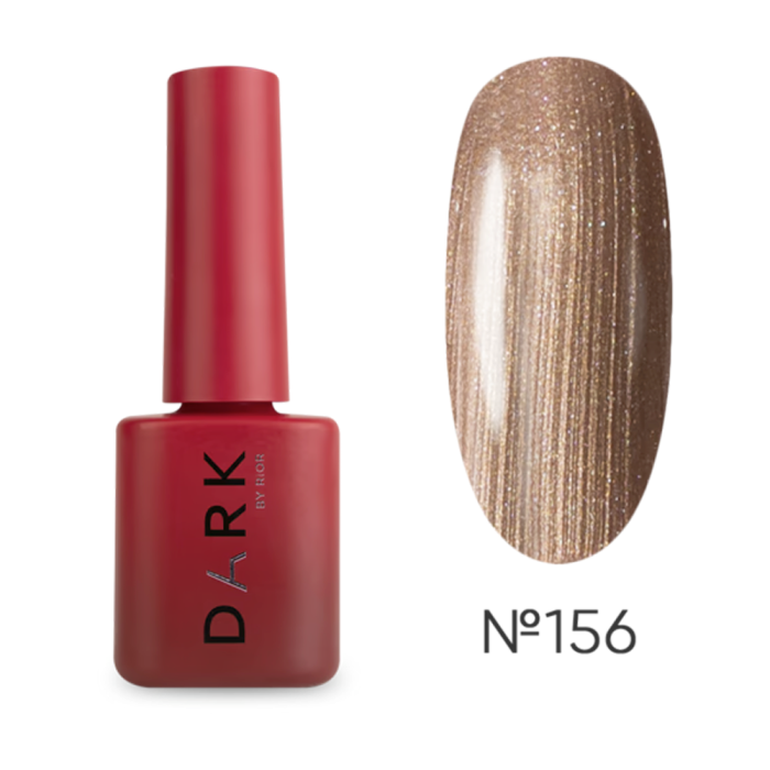 Гель-лак DARK Gel Polish №156, бежевый с блестками, 6 мл