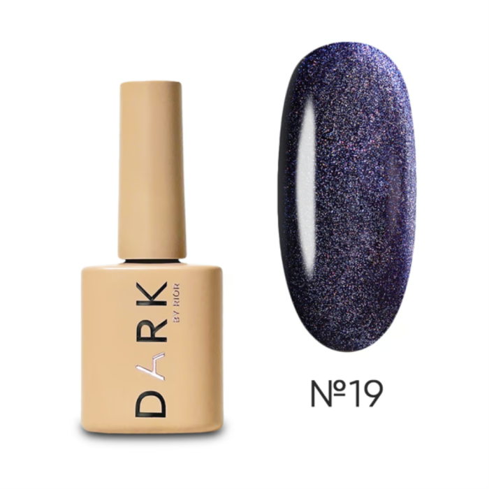 Гель-лак кошачий глаз DARK Gel Polish Cat Eye №19, сине-фиолетовый, 6 мл