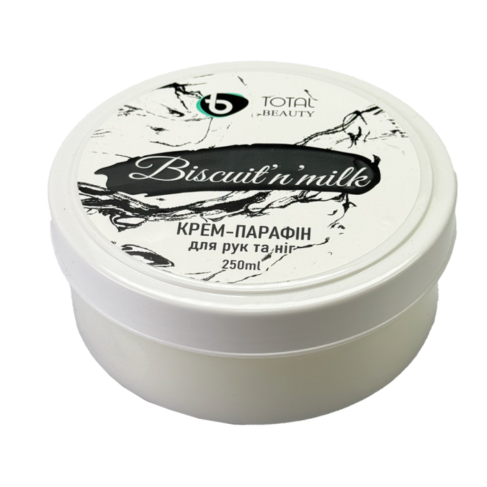 Холодний крем-парафін для рук та ніг Total Beauty Biscuit'n'milk, молочний бісквіт, 250 мл