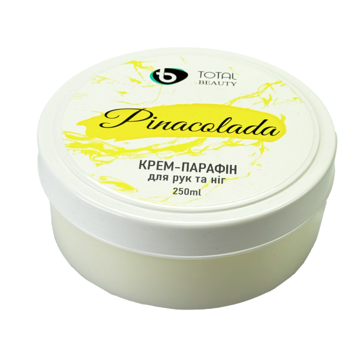 Холодний крем-парафін для рук та ніг Total Beauty Pinacolada, пінаколада, 250 мл