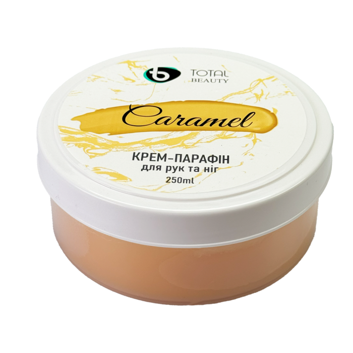 Холодний крем-парафін для рук та ніг Total Beauty Сaramel, карамель, 250 мл