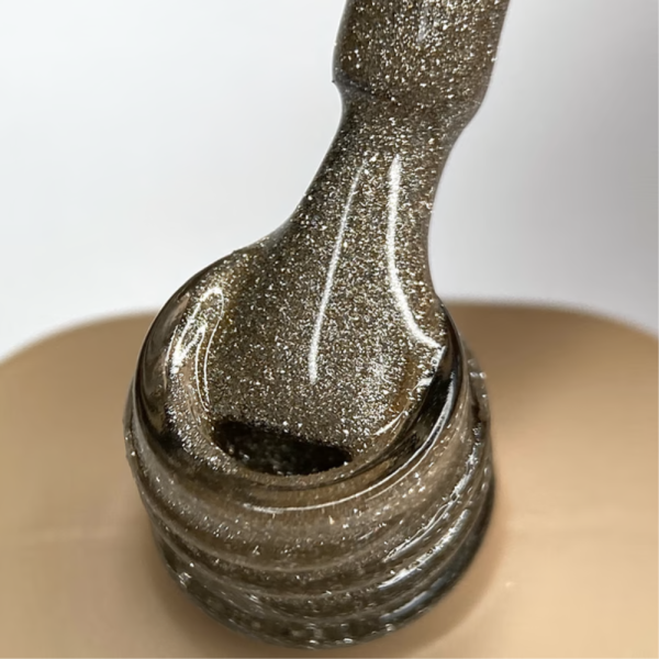 Гель-лак кошачий глаз DARK Gel Polish Night Cat №01, бежевый, 10 мл