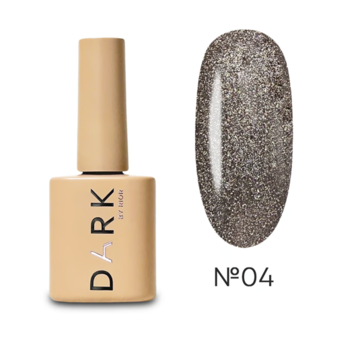 Гель-лак кошачий глаз DARK Gel Polish Night Cat №04, бронзовый, 10 мл