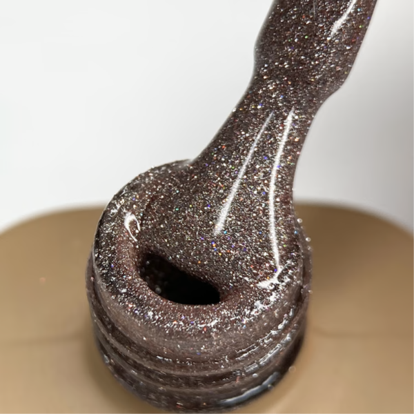 Гель-лак котяче око DARK Gel Polish Night Cat №04, бронзовий, 10 мл