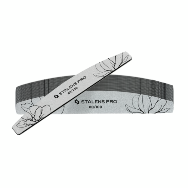 Пилка півмісяць мінеральна Staleks Expert 40 80/100 грит
