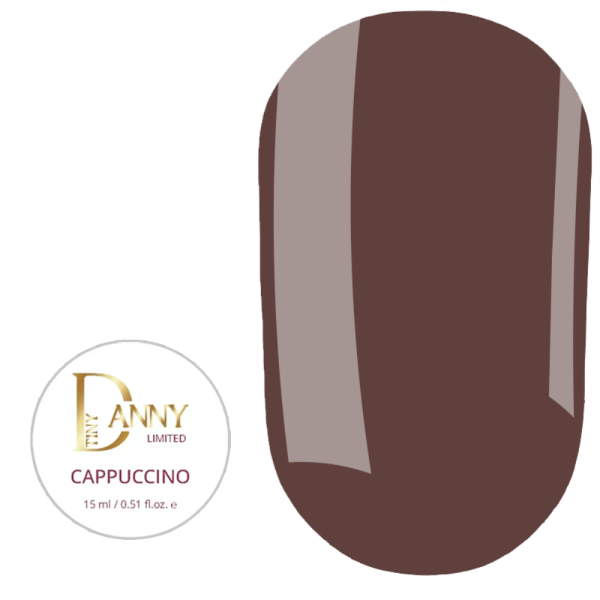 Гель для нарощування DANNY Builder Gel Cappuccino Limited, капучіно, 15 мл