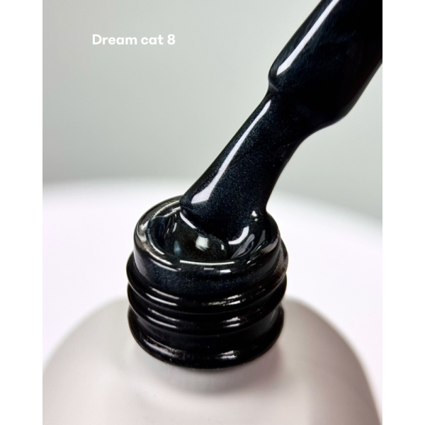 Гель-лак кошачий глаз SAGA Professional Dream Сat №08, графитово-синий, 10 мл