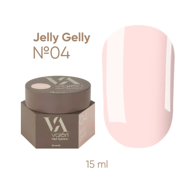 Гель-желе Valeri Jelly Gelly New 04, рожевий, 15 мл