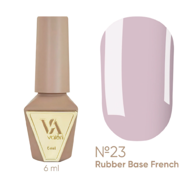 База камуфлирующая Valeri Rubber Base French New №023, темно-пудровый, 6 мл
