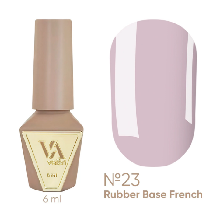 База камуфлирующая Valeri Rubber Base French New №023, темно-пудровый, 6 мл